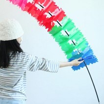 레인보우 대형 아치 행사 가랜드 4type [입구 바람개비 PVC장식 개업 오픈 용품], 07. 화이트X옐로우 가랜드+물통 폴대 세트