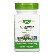 네이처스웨이 발레리안 루트 쥐오줌풀 1 590mg 비건 100정, 1개, 기본