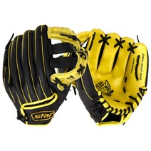 스타스포츠 티볼 글러브 WXG1000L, 우투_블랙옐로우(오른손잡이용)