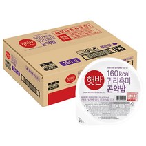 CJ 햇반 큰공기 300g 18개, 귀리 흑미 곤약밥 150g 24개