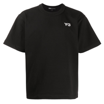 Y-3 와이쓰리 오버핏 로고 라운드 반팔 티셔츠 FP8696