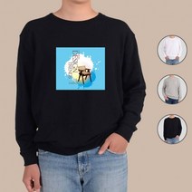 디자인셔츠 아토 초승달 달 슈퍼문 우주 밤 맨투맨 후드티