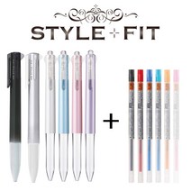 유니 스타일핏 마이스터 5색홀더, 핑크, 1개