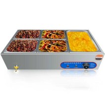 뷔페 워머 푸드 주방 온장고 전기 냄비 기구 찜솥 워머기, 모델 A 3칸