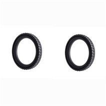 자전거 보조바퀴 성인용 MUQZI-접이식 자전거 이지 휠 고무 링 EIEIO 바퀴 내마모성 및 미끄럼 방지 브, 02 2 Pcs