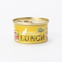 *5개묶음* 런치 슈퍼프리미엄 참치&치킨 캔[고양이캔간식], 1개
