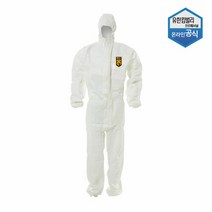 크린가드 A40 보호복 후드 흰색 L 산업용품 안전용품 안전복 방진복 4304680, 단일속성