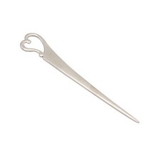 하트 칵테일픽 실버 9cm, 단품, 1개