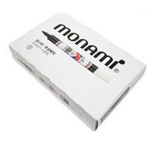 모나미 둥근 닙 유성매직, 흑색, 168개