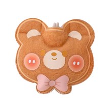 유니커블 귀여운 동물 인형 보온 물주머니 350ML 워터 핫팩 커버 캐릭터 파우치 캠핑 학교 사무실 손난로 온수 따뜻한물 찜질팩 휴대용 학생 선물, 돼지 WC672