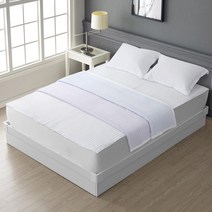 루마인홈 순면 리플 패드 - 퀸, 화이트