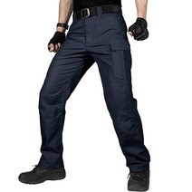 FREE SOLDIER 남성용 카고 팬츠 경량 작업 방수 전술 하이킹 아웃도어용 포켓 포함(카키 너비 71.1cm x 길이 76.2cm(28x30인치))145757