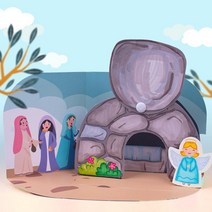 교회 주일학교 유치부 부활절행사 빈무덤만들기 5개 초등미술 어린이집, 1인용 개별포장