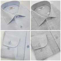 레노마셔츠 일반핏/구김성 적은/카치온 슬럽 솔리드/옴므 긴 소매 셔츠 RNSSGP912 -B