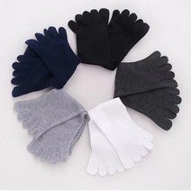 SURBORT 두발로 남성용 럭셔리 중목 발가락 양말 10켤레