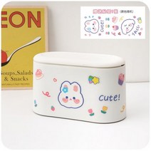 발난로 욕실히터 책상난로 PTC온풍기Ins Kawaii 데스크탑 쓰레기통 일본 사무실 책상 커버 프레스 귀여운, 02 white