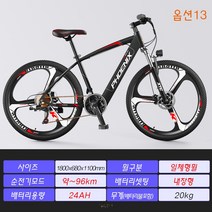 엠티비 MTB 전기자전거 전기 e바이크 eMTB-배터리포함 완조립, 옵션13.내장형24AH 96KM일체형휠