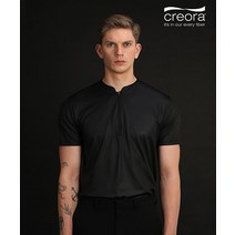 알브이디 골프웨어 ATB 하프집업 반팔티 블랙 Golfwear