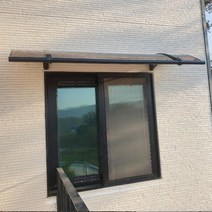 캐노픽스 450x1000 국산 비가림막 현관 창문 차양 렉산 지붕 시공전문, 브라운, 그레이, 은백색(기본색상)