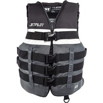 Jet Pilot S1 나일론 CGA 조끼 - S/M-블랙 성인용 워터 구명조끼 익스트림 스포츠용 보트 카약 패들링 사용 및 안전 스포츠 조끼 남성 및 여성용, Black