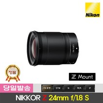 니콘 Z 24mm f/1.8S 니콘코리아 정품 새상품 재고보유, Z 24 F1.8