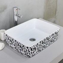 YJ-099 도기볼세면기 탑볼세면기세면대 세면기 세면볼 도기볼, CH 엔틱블랙 유리볼 자동폽업, P트랩(벽배수) 32cm