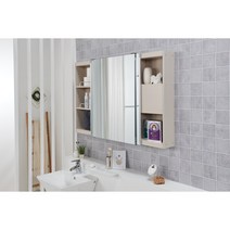 닥터바스 욕실 수납장 욕실장 화장실 수건장 슬라이드장 전면 거울 선반 시크릿, 5-4 시크릿 1100*800