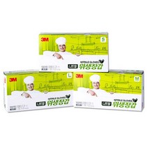 3M 니트릴 위생장갑 100매 주방 위생 용품, L