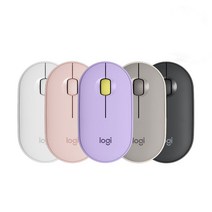 로지텍 정품 무선 M350 블루투스 아이패드 병행, 핑크