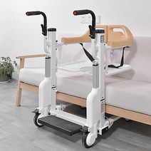 장애인리프트 노인 휠체어 환자 리프트 전동 이동보조카, 전동 리프팅(쿠션+벨트+변기)