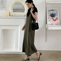 여성 데일리 점프수트 슈트 팬츠 메라브 V넥 끈