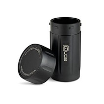 Canniloq - 120ml Premium Airtight Container Water Proof Storage Jar Child Safe High Strength Polymer, 1, Black