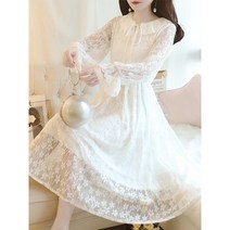 소녀감성 셀프 웨딩 드레스 들러리 원피스 LM00935[칼라-화이트][사이즈-S]