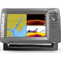 로렌스 어탐기 HOOK27 - 스플릿샷 변환기 미국 지도 설치 7인치 피시 파인더, 7 Inch