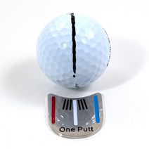 ONE PUTT 라이 골프 캡클립 & 어프로치샷 라이 볼마커