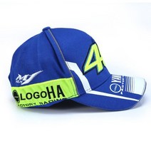 F1 레이싱복 전문 야외 gorra 오토바이 모자 수 놓은 snapback vr46 팀, 블루46