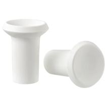 이케아 구바르프 손잡이 2P 화이트 21x27mm 나사구멍 5mm, 2개
