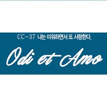 재사용가능 레터링헤나타투 셀프헤나도안, 1개, CC-37