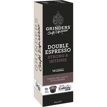 그라인더 커피 캡슐 더블 에스프레소 10개 Grinders Coffee Capsules Double Espresso Caffitaly System, 1팩