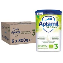 Aptamil 3 Toddler Baby Milk Powder 앱타밀 1세 토들러 베이비 밀크 파우더 분유 800g 6개