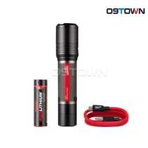 밀워키 L4 FL2000-301 충전 LED 프리미엄 손전등 4V 3.0Ah 2000루멘 USB충전 4단밝기조절