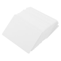 빈 흰색 골판지 종이 메시지 카드 명함 단어 카드 DIY 태그 기프트 카드 약 100pcs (흰색), 하나, 보여진 바와 같이