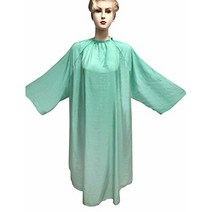 컷 크로스 소매 첨부 주름 가공 케이프 이발 망토 미용실 이발소 큰 의자 대응 매직 테이프 미용실 프로용 어른 아이 헤어 살롱 셀프 컷 셀프 칼라(그린) カットクロス 袖付しわ加工