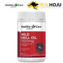 헬시케어 야생 크릴오일 1000mg 60캡슐, 1g