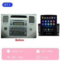 현대 그랜저 그랜져 내비게이션 안드로이드 2006 2007 2008 2009 2010 테슬라 유형 멀티미디어 gps rds 자동차 차량 올인원 네비게이션 매립형, RT1 (1g 16g)