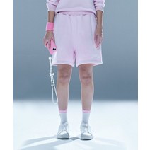 헤드 X THE 맨투맨 스웨트 여성 여자 레귤러핏 아틀레틱 하프 팬츠 바지 핑크 JOPOX23802PIX