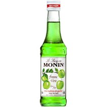 모닌 Monin시럽 250ml (사쿠라 블랙커런트 그린애 플 민트 그레나딘 상그리아 생강 딸기 패션프룻 블루큐라쿠스 흰복숭 모히트민트 장미), 그린애플250ml개