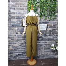 퐁당 / 스타일리쉬 어깨 끈나시 점프수트