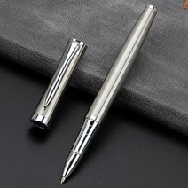 Metal Pen Stationery Business Gift Set Advertising Gel Kawaii School Supplies, 05 Silver
