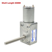 웜기어 감속기 4632-370 12V 볼트 DC M6 나사 샤프트 길이 50MM 3V6V24V 웜 기어드 모터 역방향 감속 자, 11 130rpm_01 6V